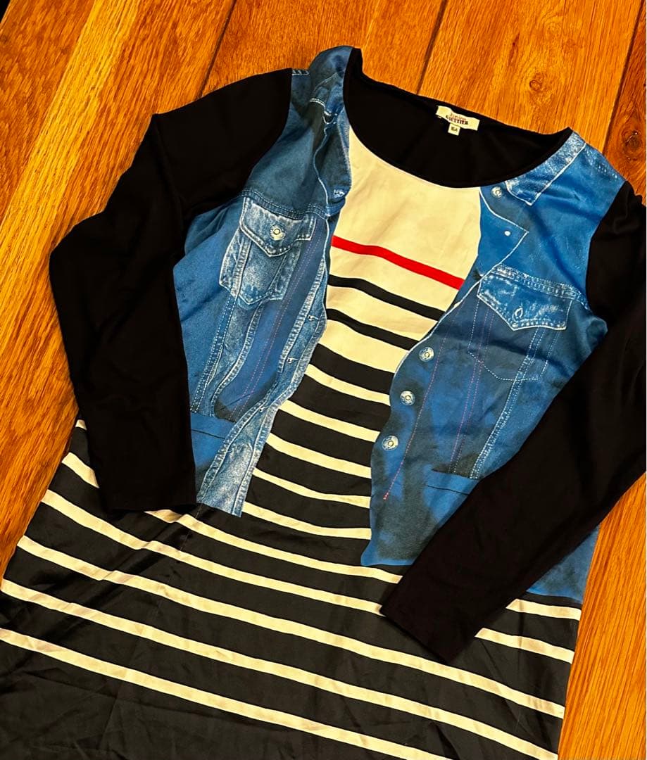専用！JUNIOR GAULTIER ジュニアゴルチエ　　転写プリントワンピース