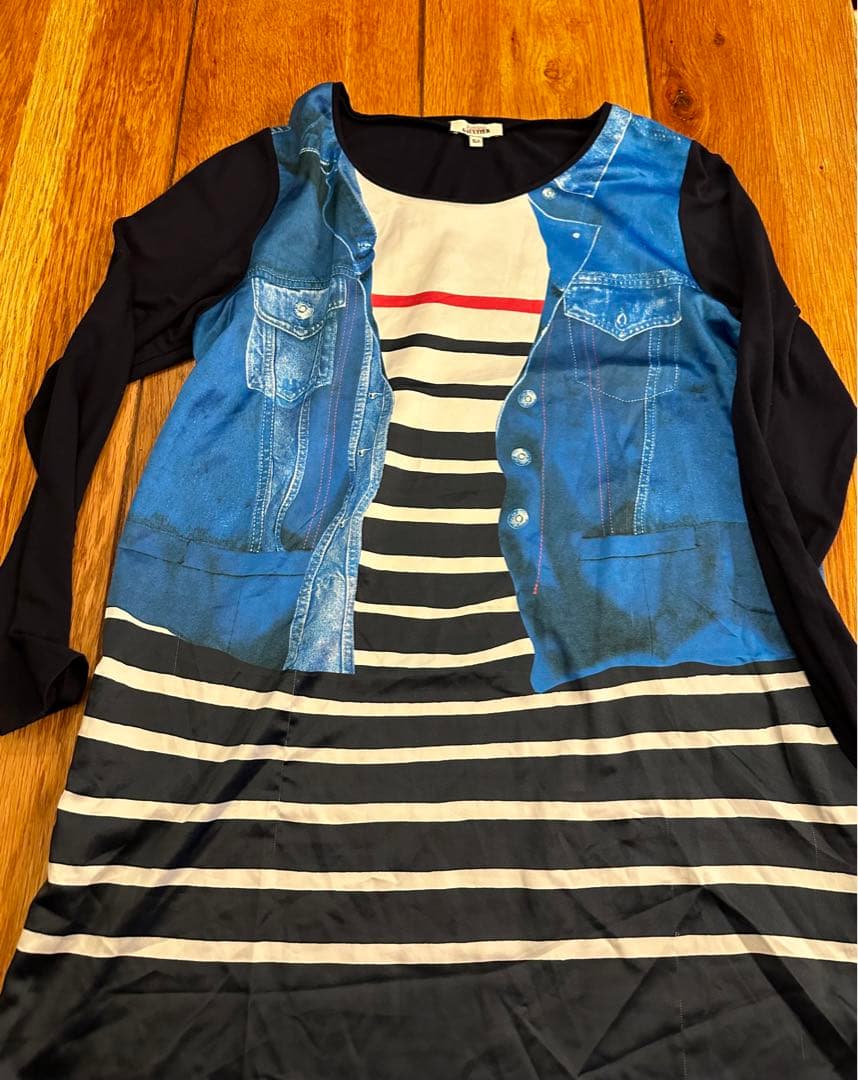 専用！JUNIOR GAULTIER ジュニアゴルチエ　　転写プリントワンピース