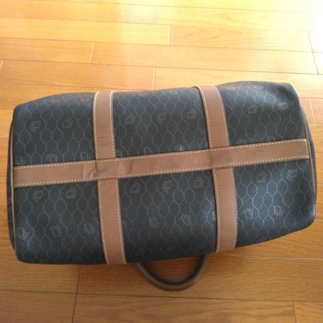 美品　Christian　Dior　ボストンバッグ　ハニカム柄　大容量