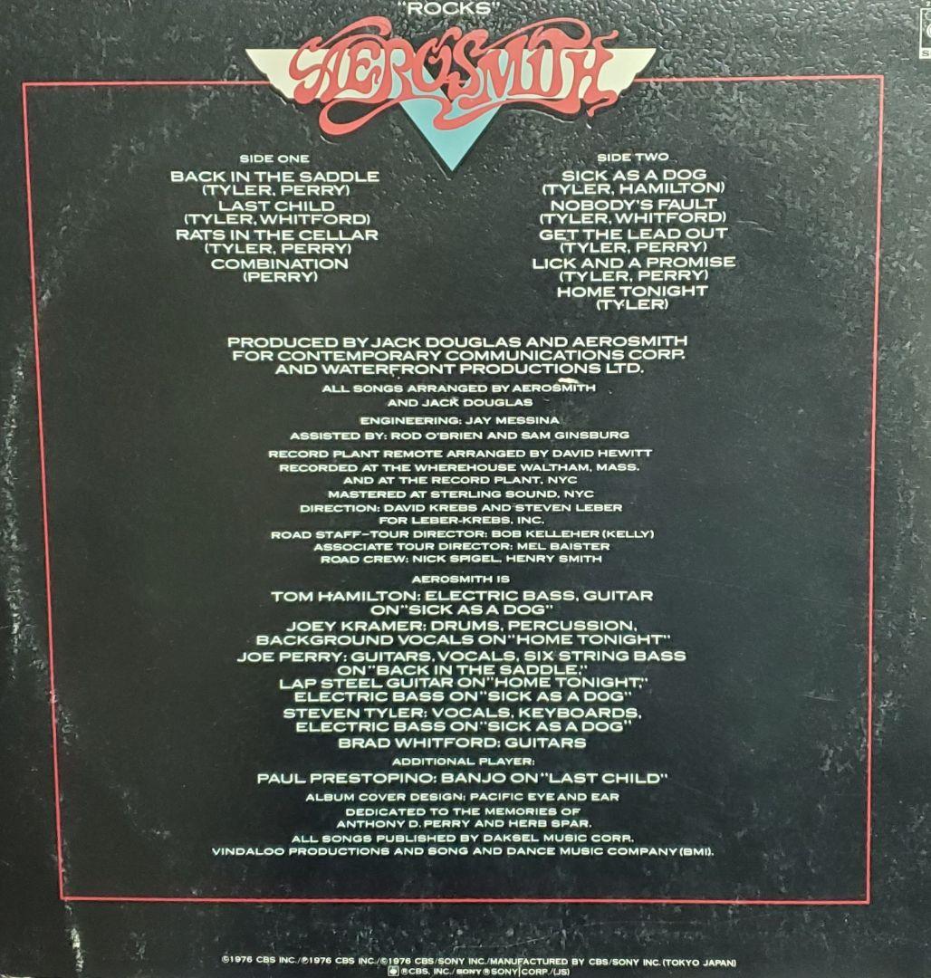 Aerosmith Rocks レコード 1976年