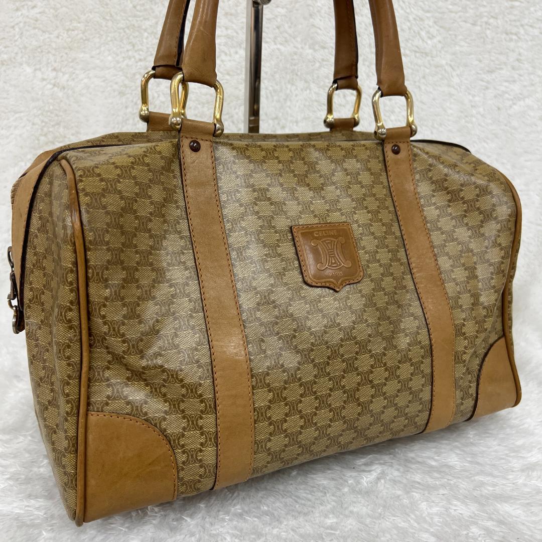 《美品》CELINE セリーヌ ボストンバッグ レディース ベージュ