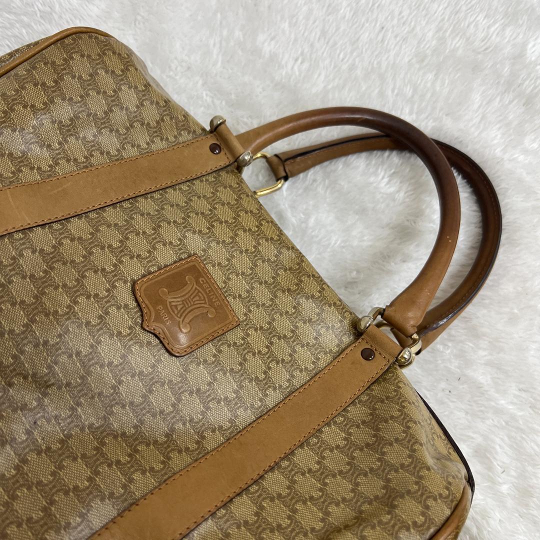 《美品》CELINE セリーヌ ボストンバッグ レディース ベージュ