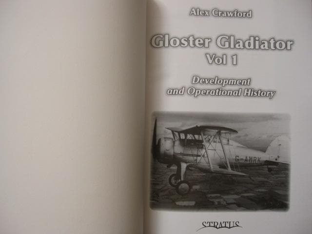 洋書 Gloster Gladiator (1) / Alex Crawford