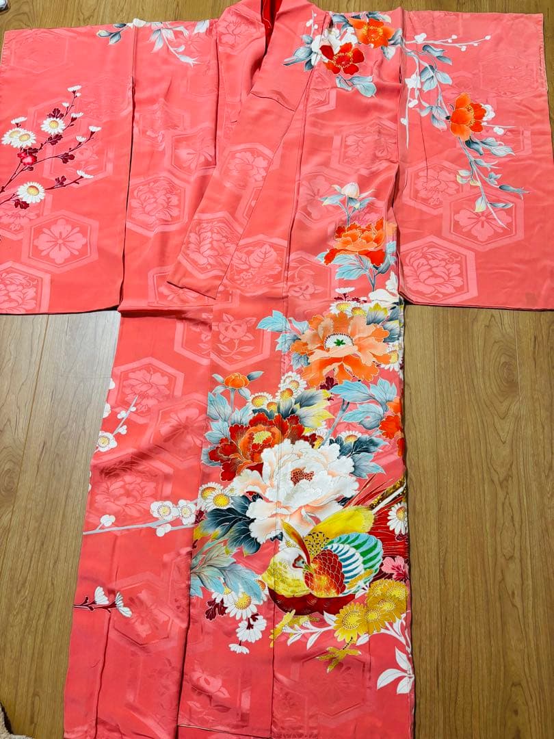 限定価格‼️ アンティーク綺麗な花柄ピンクと２点セット