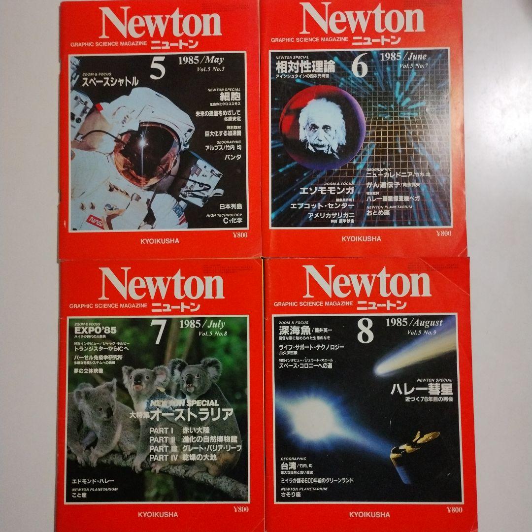 Newton ニュートン 1982~1986年　44冊