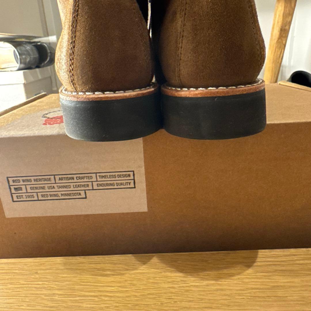 RED WING ブラウン スエード ワークブーツ　クラシックモック