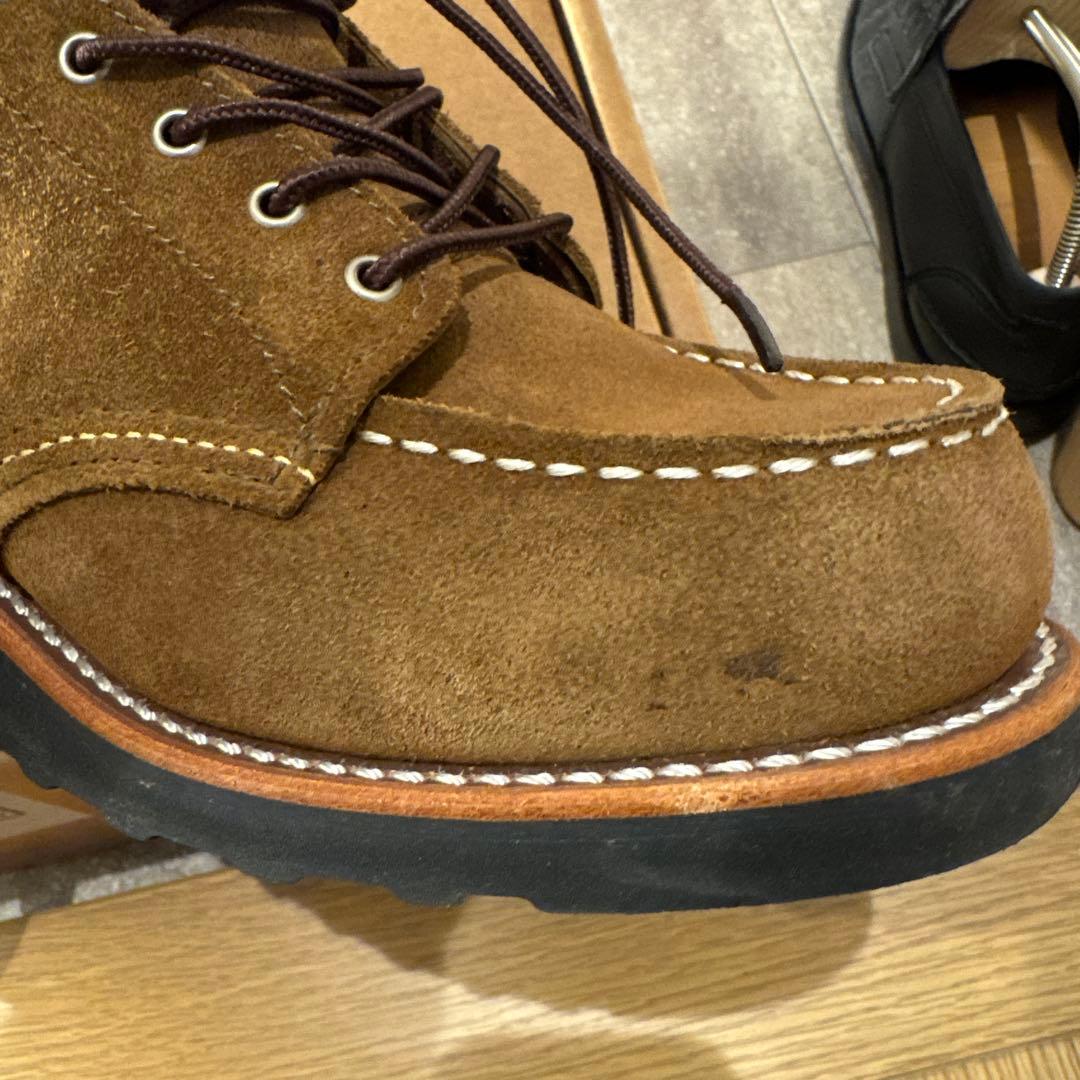RED WING ブラウン スエード ワークブーツ　クラシックモック