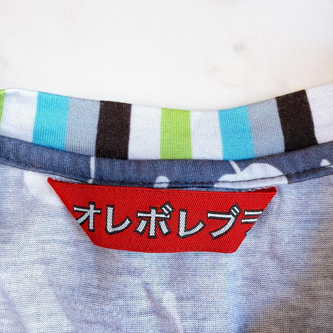 アルベロベロ✨オレボレブラ カットソー　ぶたさん　さくらんぼ　Ｔシャツ　総柄
