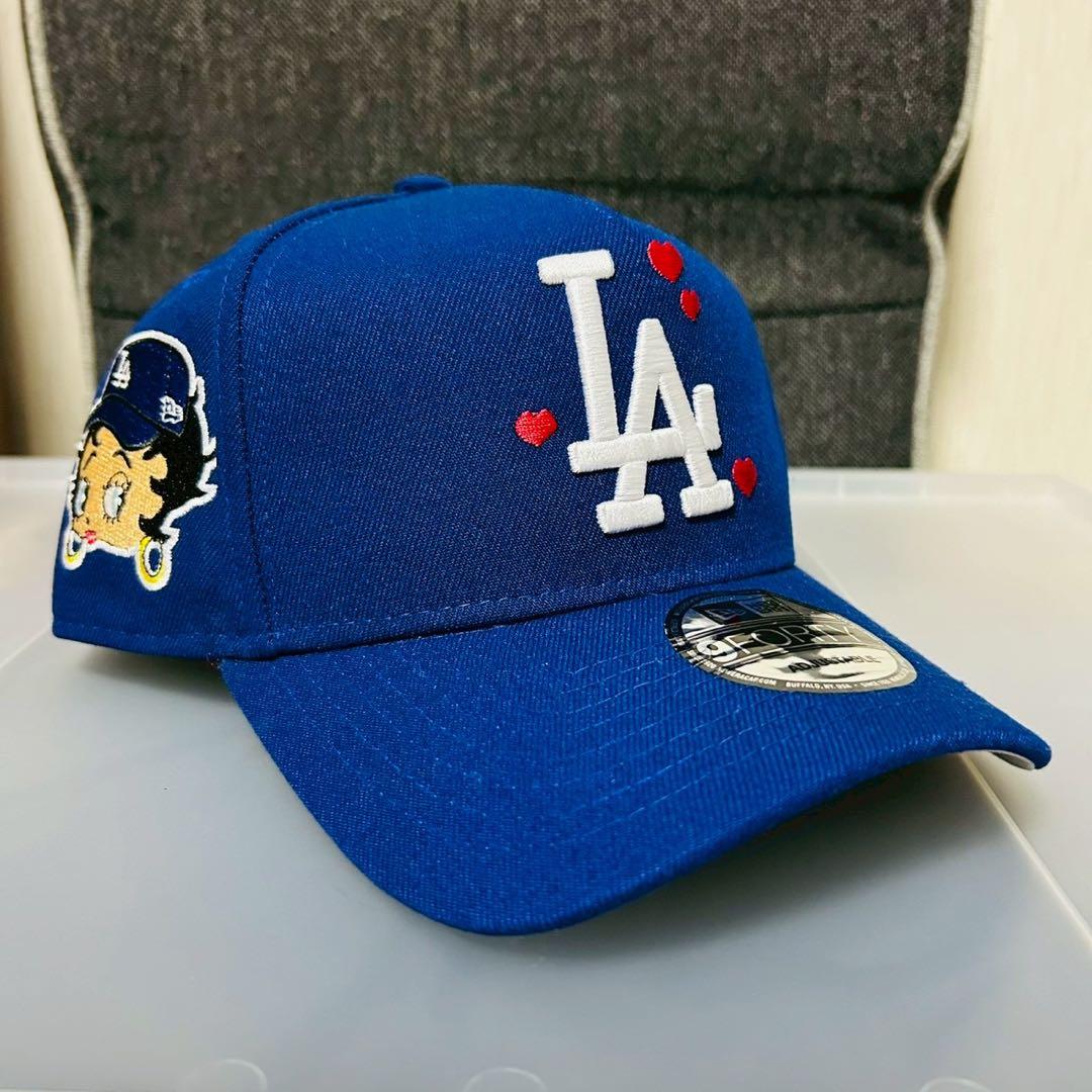 パ*タ様 新品未使用 ニューエラ BETTYBOOPキャップ Dodgers L