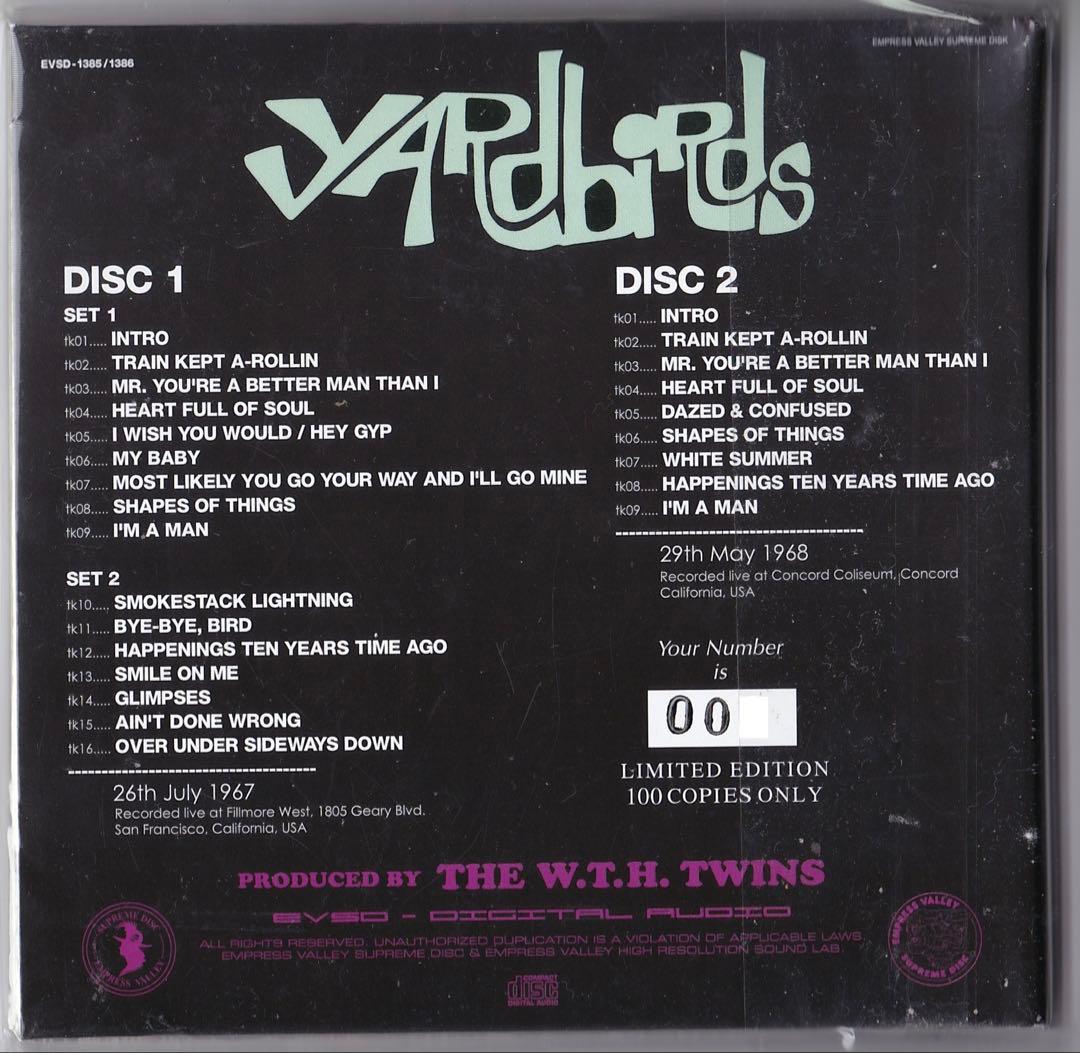 洋楽 EMPRESS VALLEY Live Yardbirds 1967 (2CD)