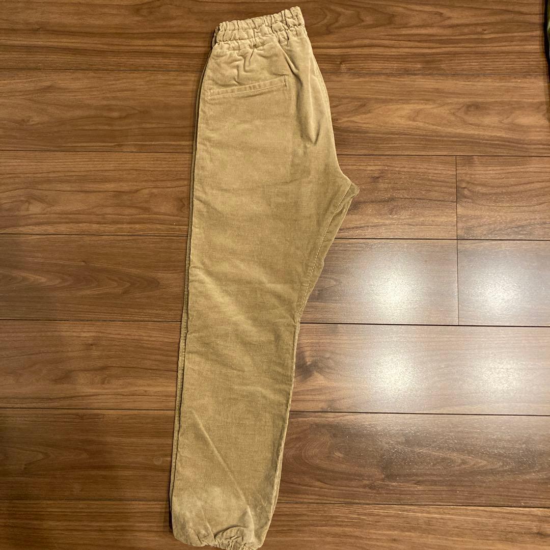 美品のEEL『イール』のコーデュロイ⭐️リブパンツ(ベージュ)(ネイビー)