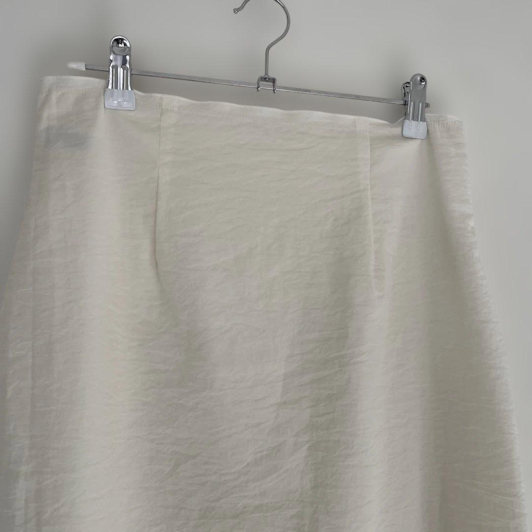 早い者勝ち❗️yo biotop sheer シアー　ホワイトタイトロングスカート