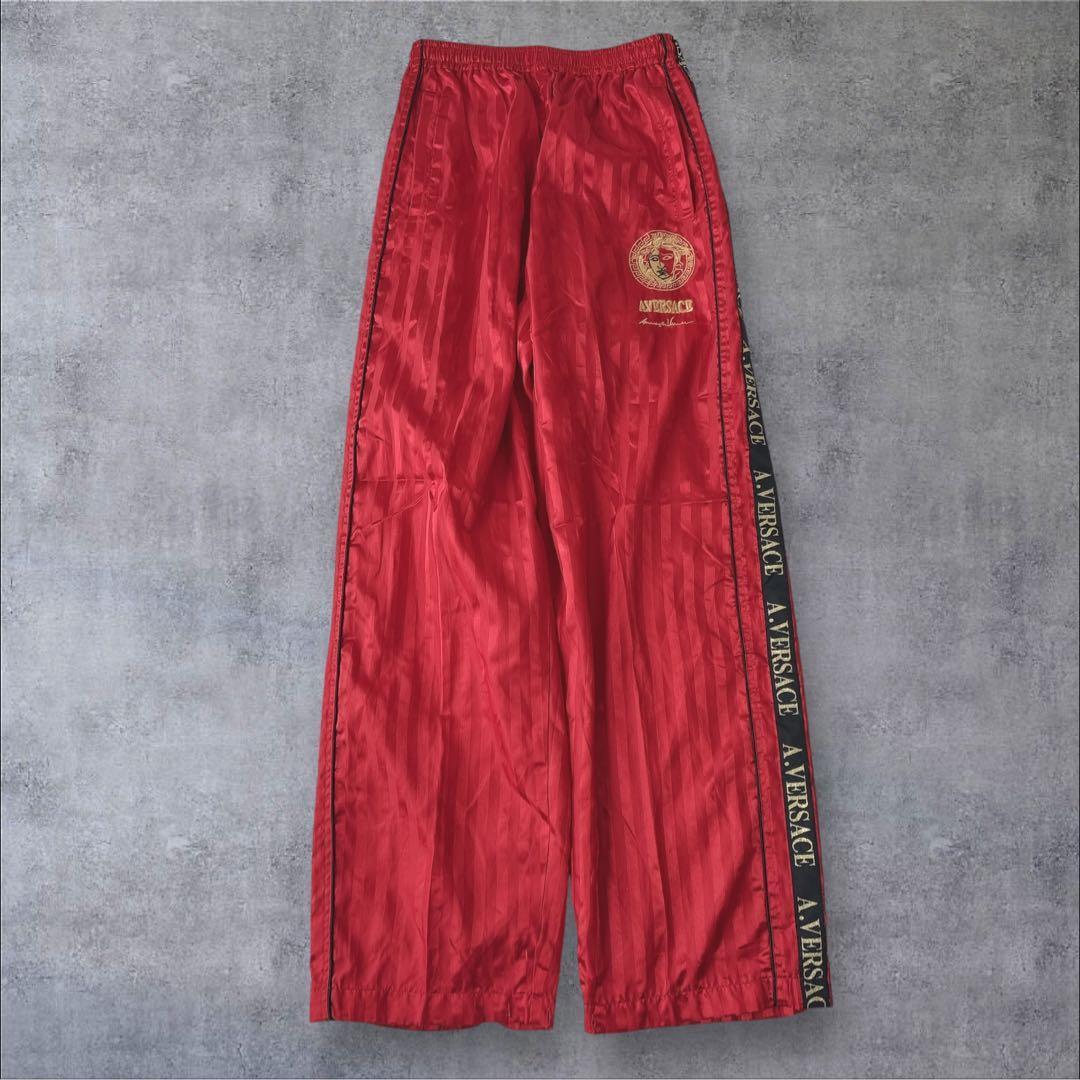 A.VERSACE ナイロンジャージ セットアップ メデューサ デカロゴ M〜L