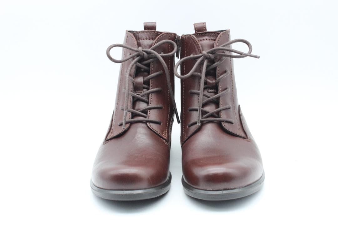 新品♪ecco エコー 本革 軽量レースアップブーツ(36)