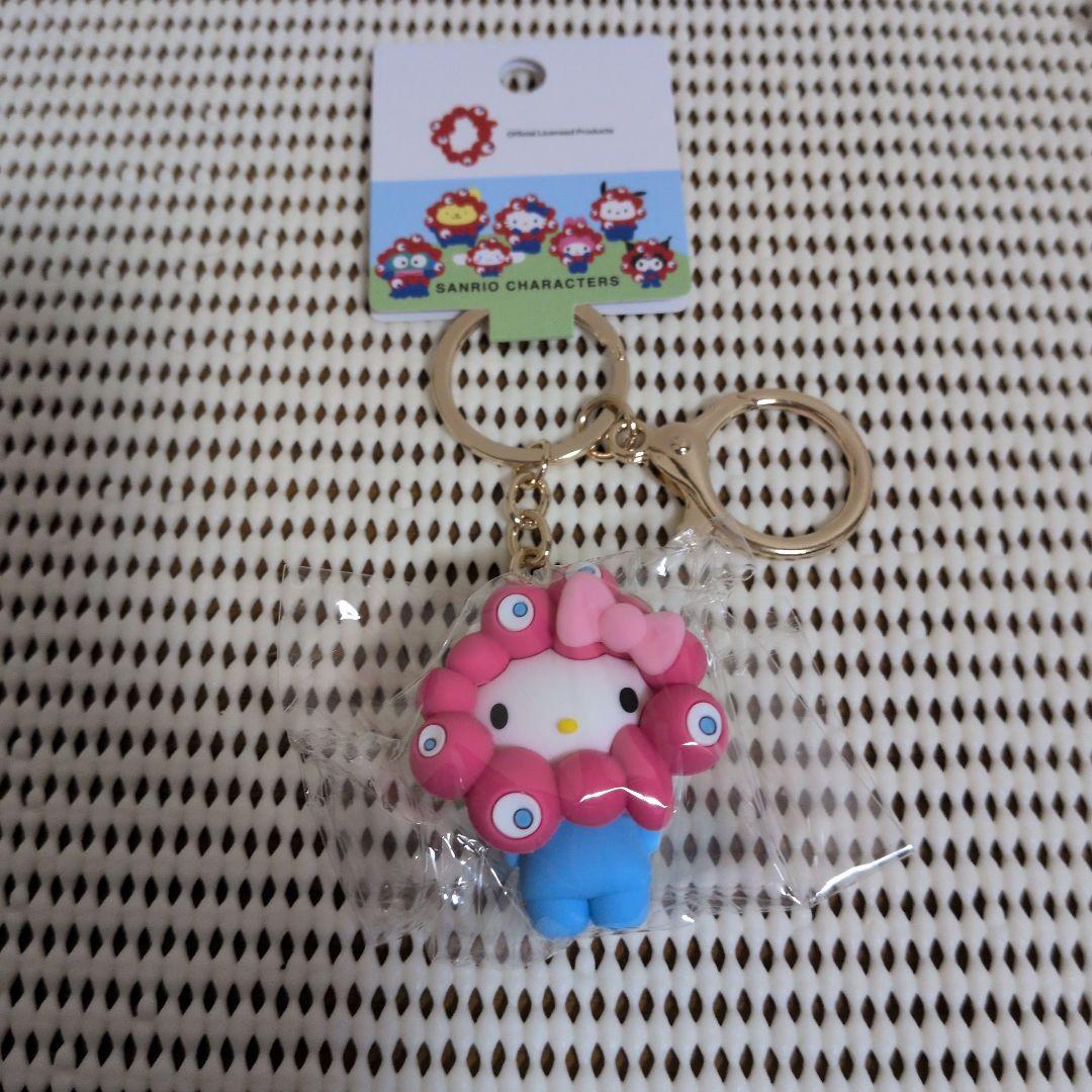 関西万博　ミャクミャク　サンリオキャラクター　立体キーホルダー　パステルカラー