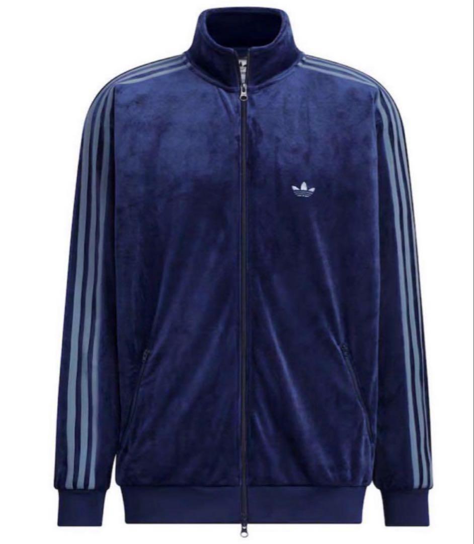 adidasベロアトラックジャケット
