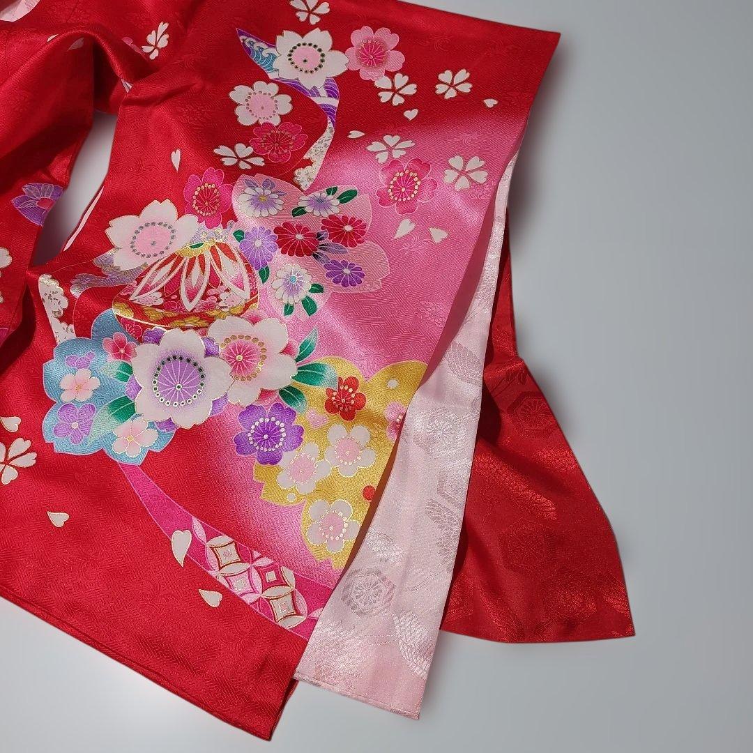 女の子用 お宮参り着物 掛け着 産着 正絹