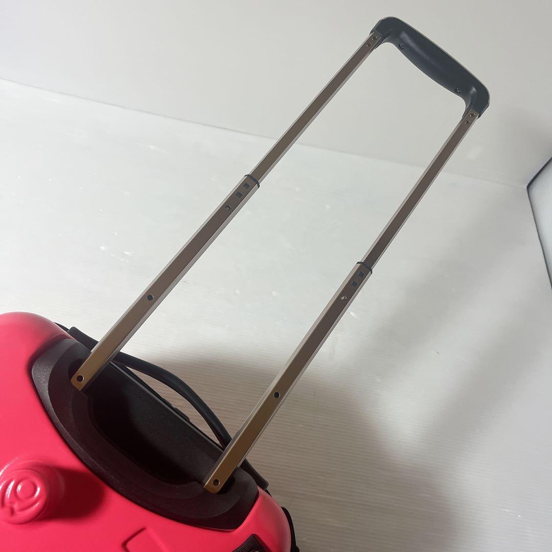 子供が乗れるキャリーケース ピーチピンク