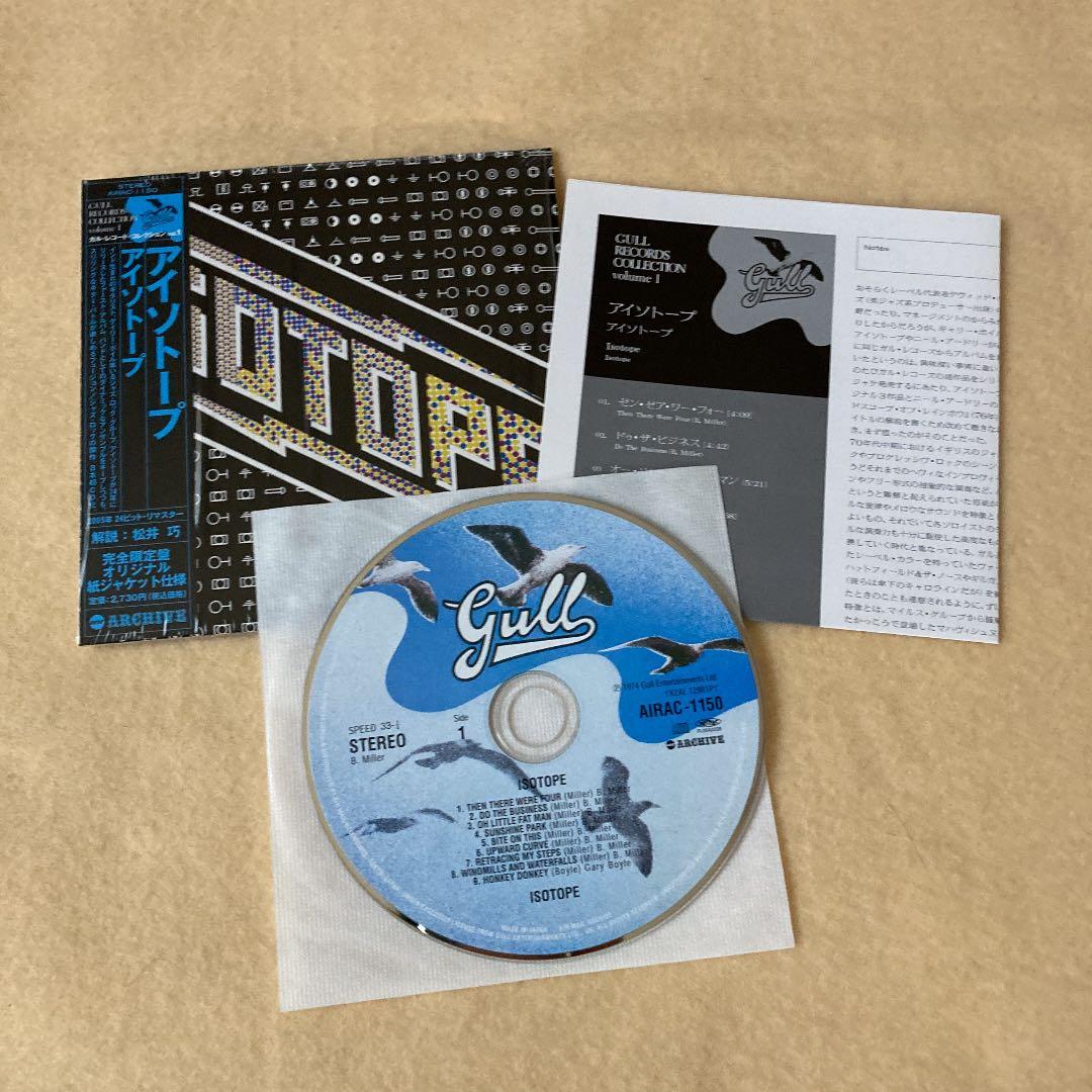 ISOTOPE アイソトープ　紙ジャケット 完全限定盤 オリジナル紙ジャケット