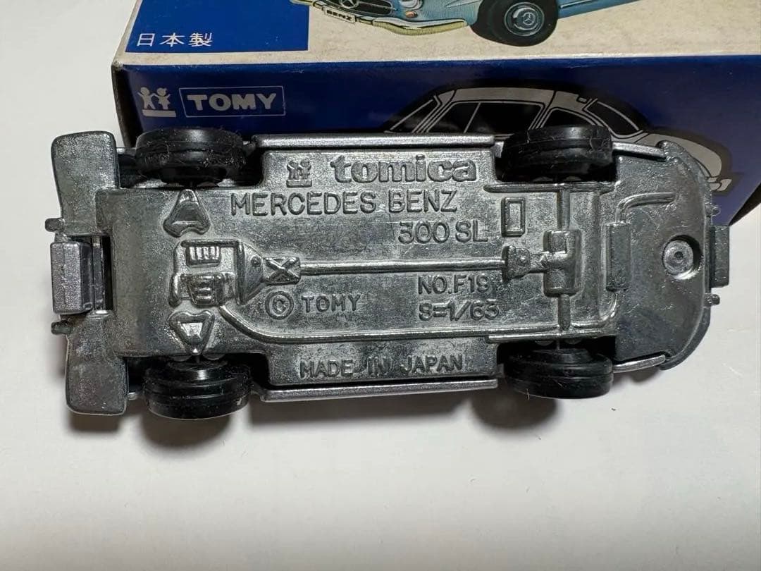 トミカ青箱　メルセデス・ベンツ 300SL 1/63　日本製