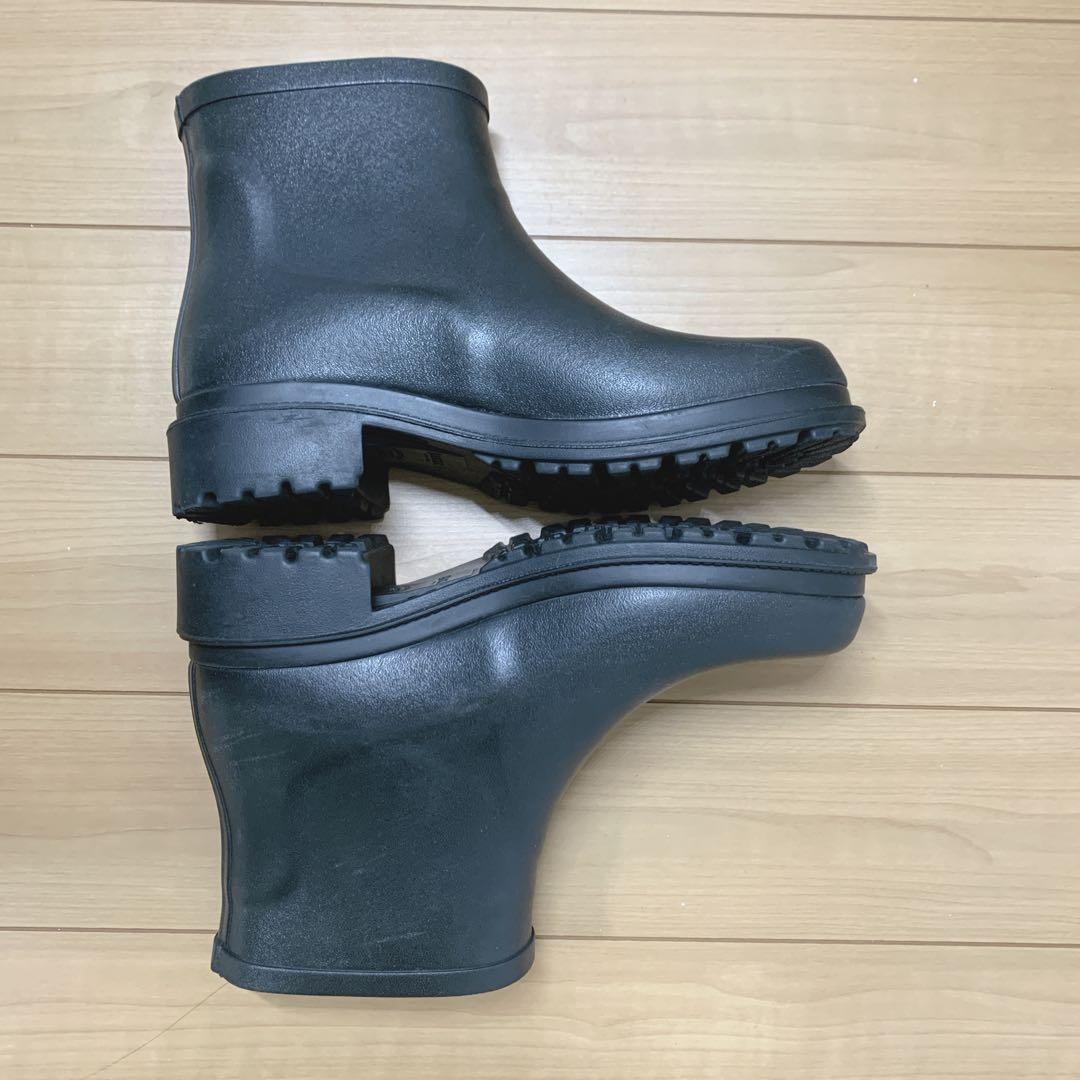 AIGLEフルフィール　ラバーブーツ　ブラック24.5cm