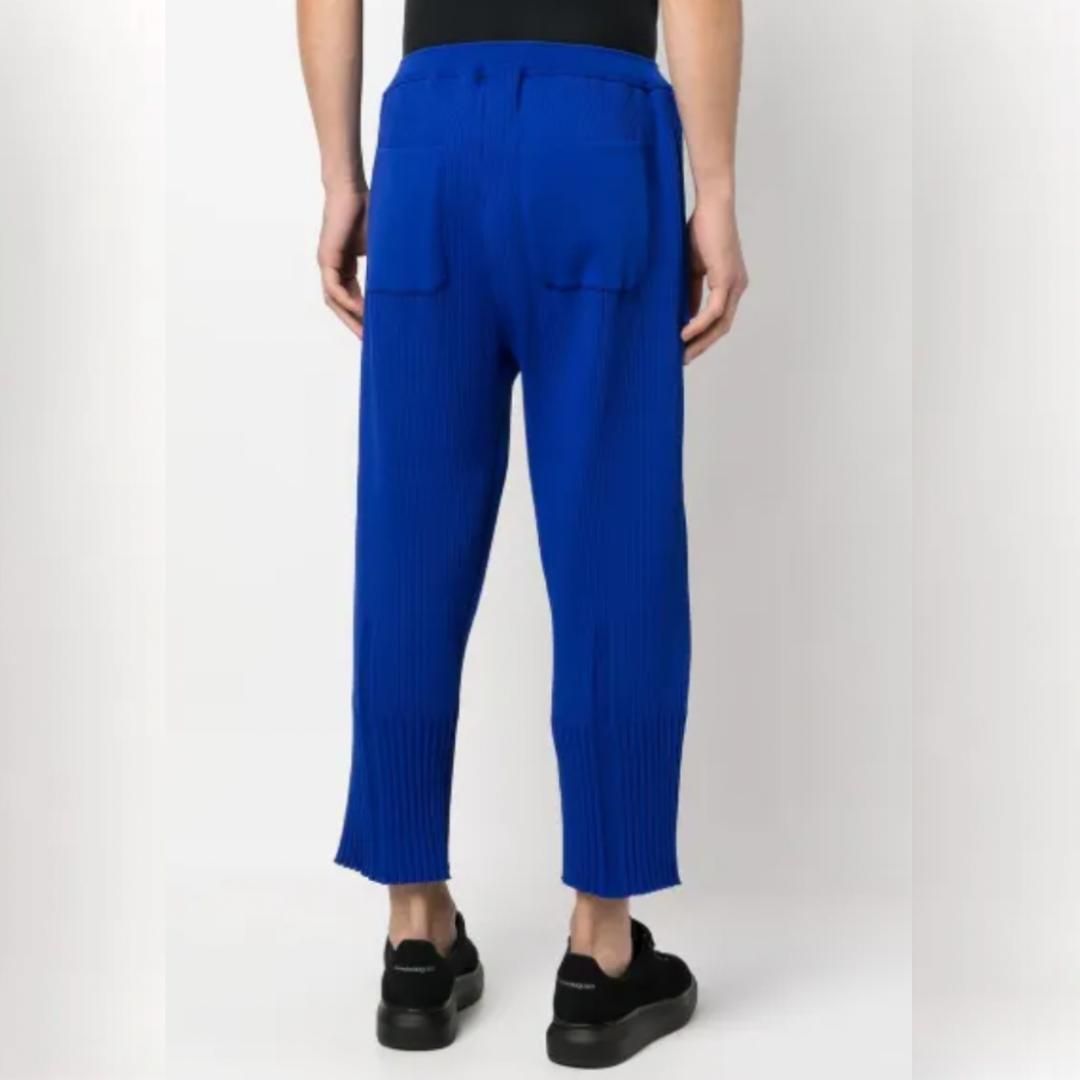CFCL FLUTED TAPERED PANTS ブルー