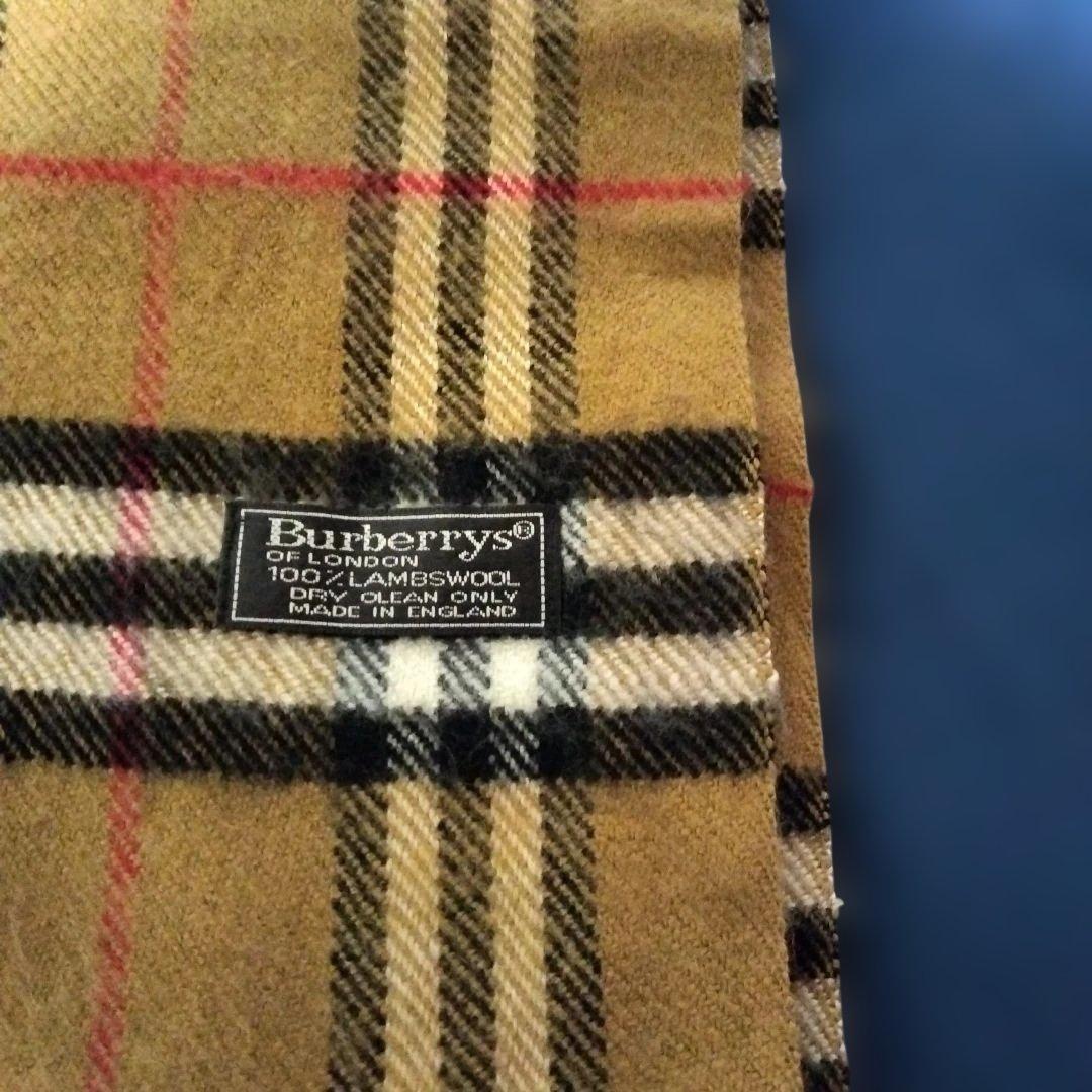 Burberrys チェック柄マフラー ベージュ