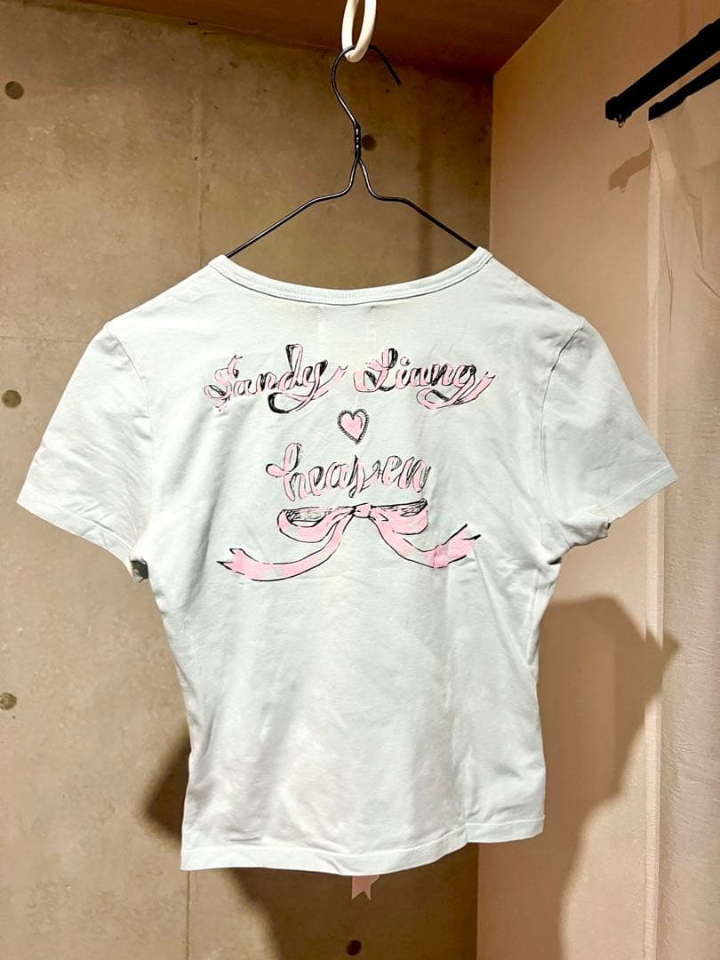 heaven SANDY LIANG リボン付きTシャツ Sサイズ
