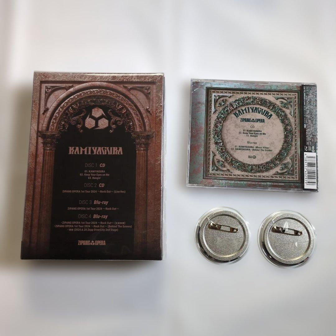 ZIPANG OPERA　KAMIYAGURA （ブルーレイ、CD、缶バッジ）