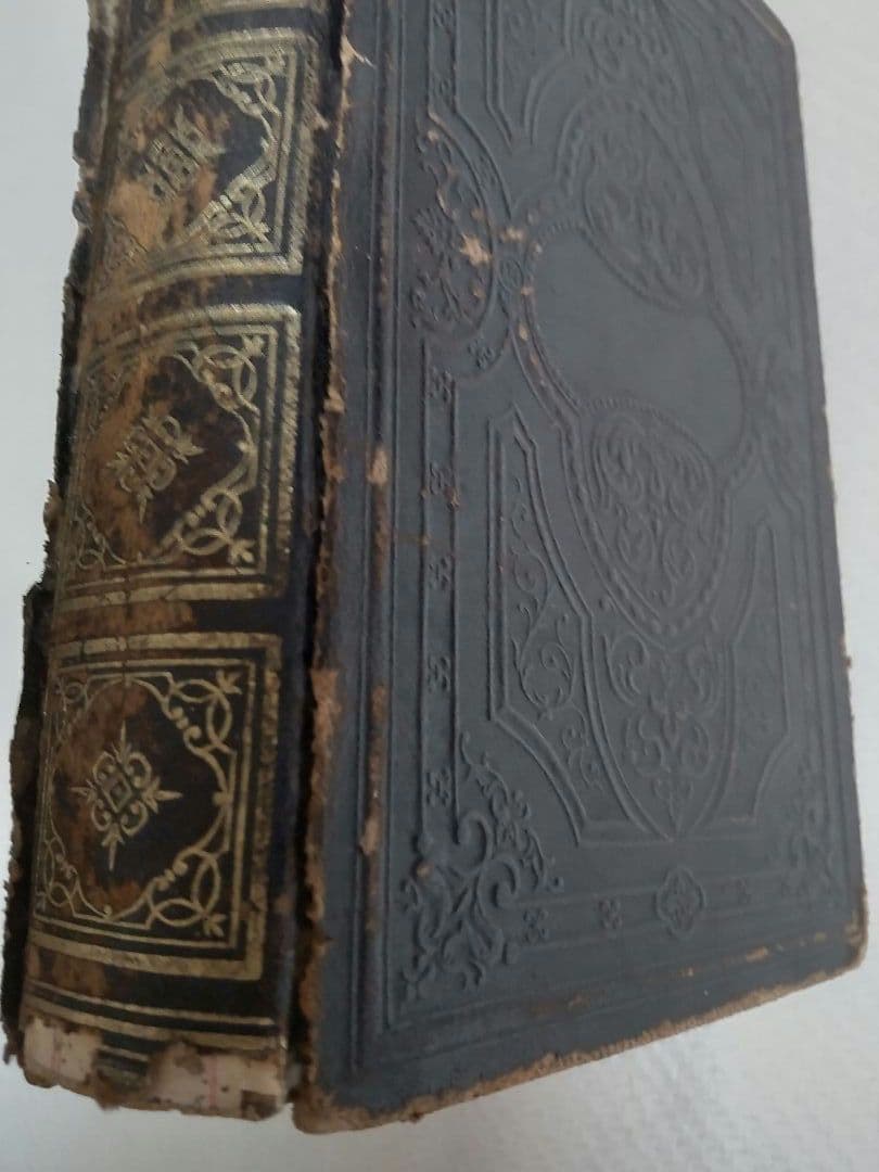 ドイツアンティーク 讃美歌本 アンティークブック 古書 Bible 聖書