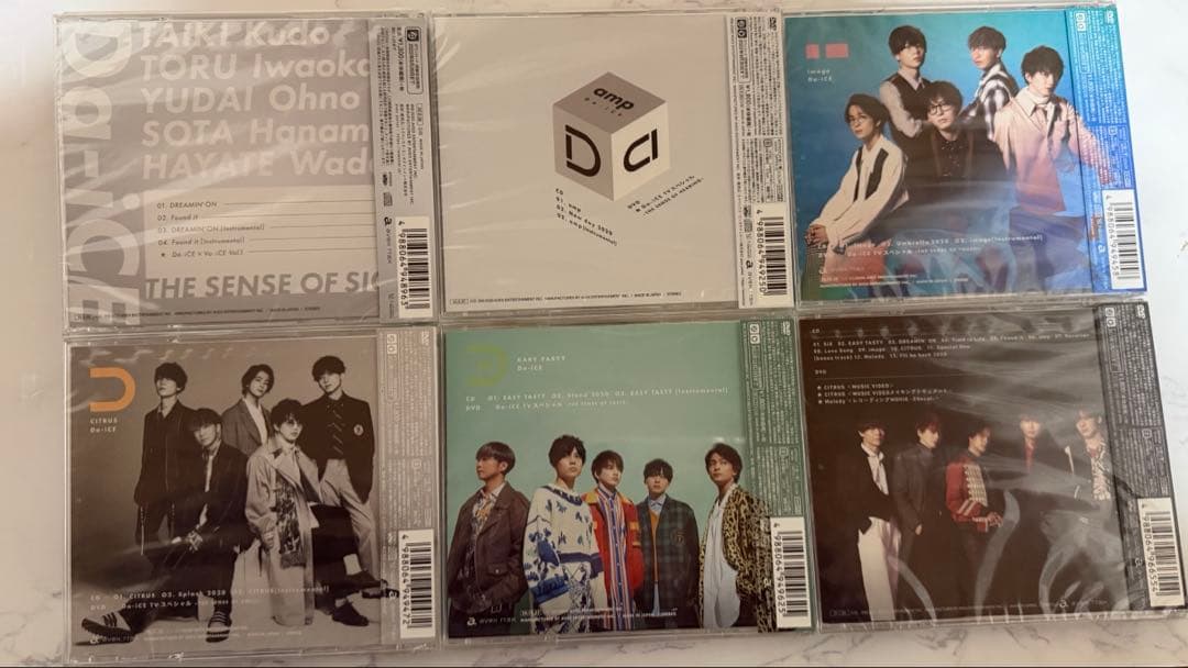 Da-iCE 6カ月連続リリース CD+DVD
