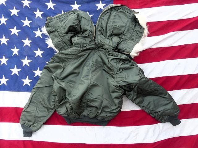 希少　デッド! 1979\" 米軍実物　N-2B フライヤーズジャケット　M　04