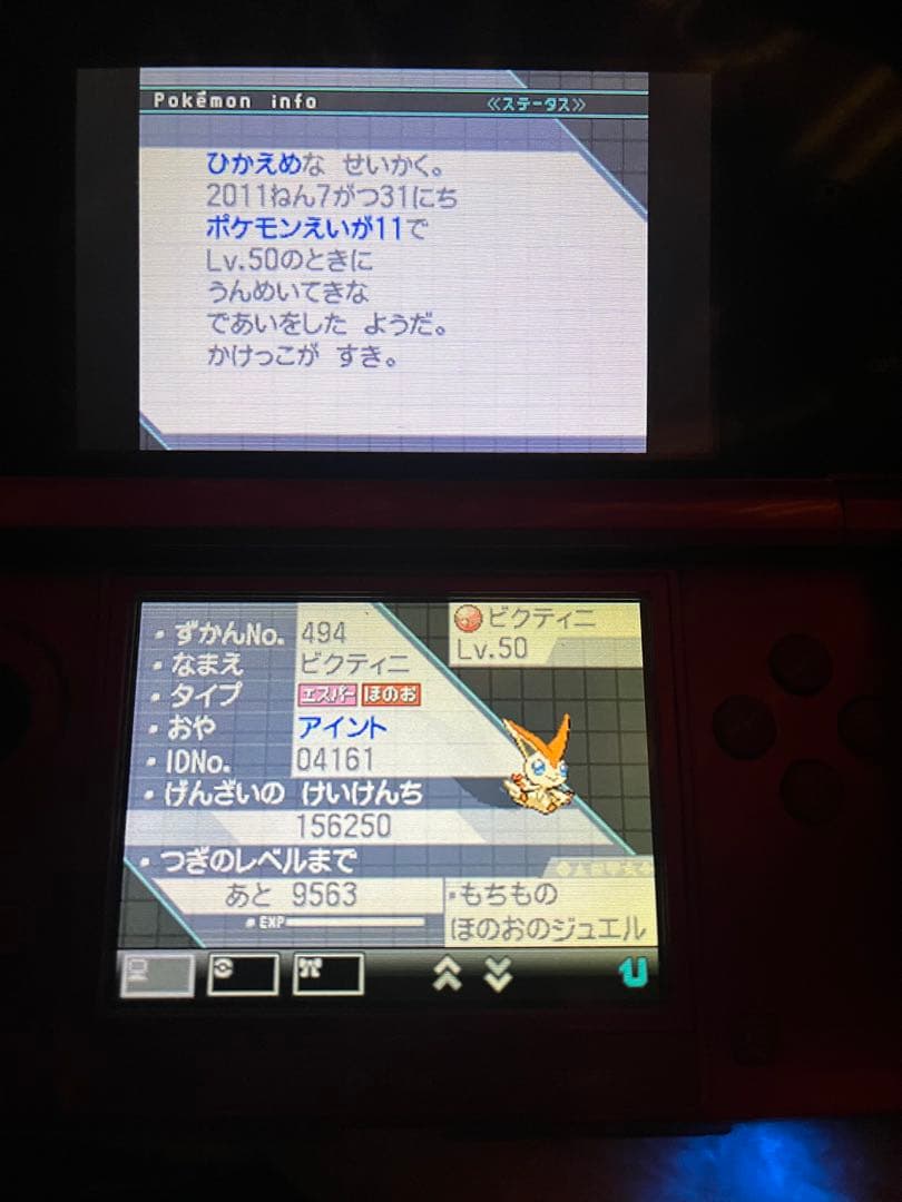 ポケットモンスター ブラック 配布ポケモン　色違い5種