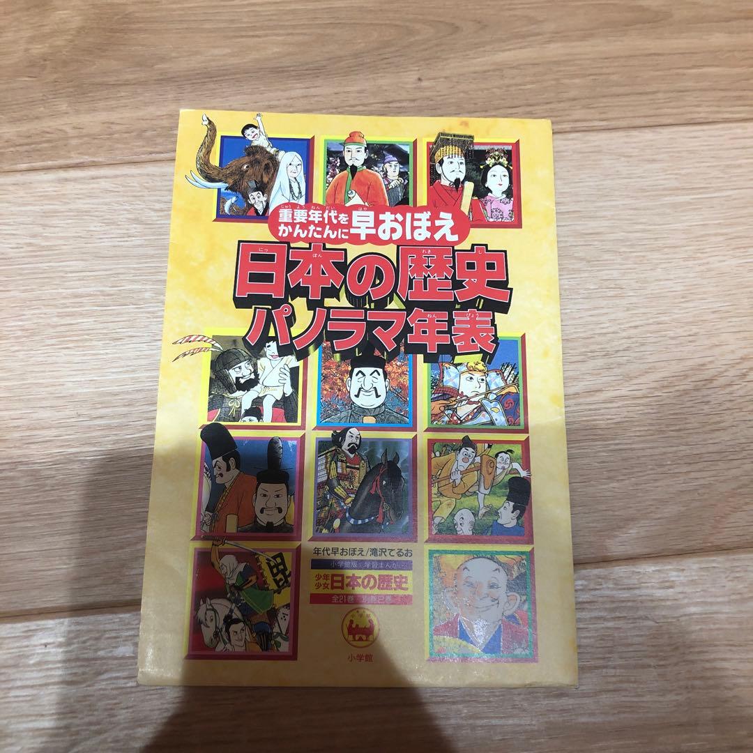 小学館版・学習まんが　日本の歴史　1〜21、別巻1.2 、パノラマ年表付きセット