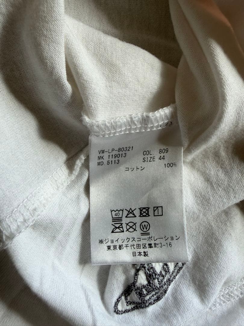 美品Vivienne Westwood MAN Tシャツ 44白羊 オーブ刺繍