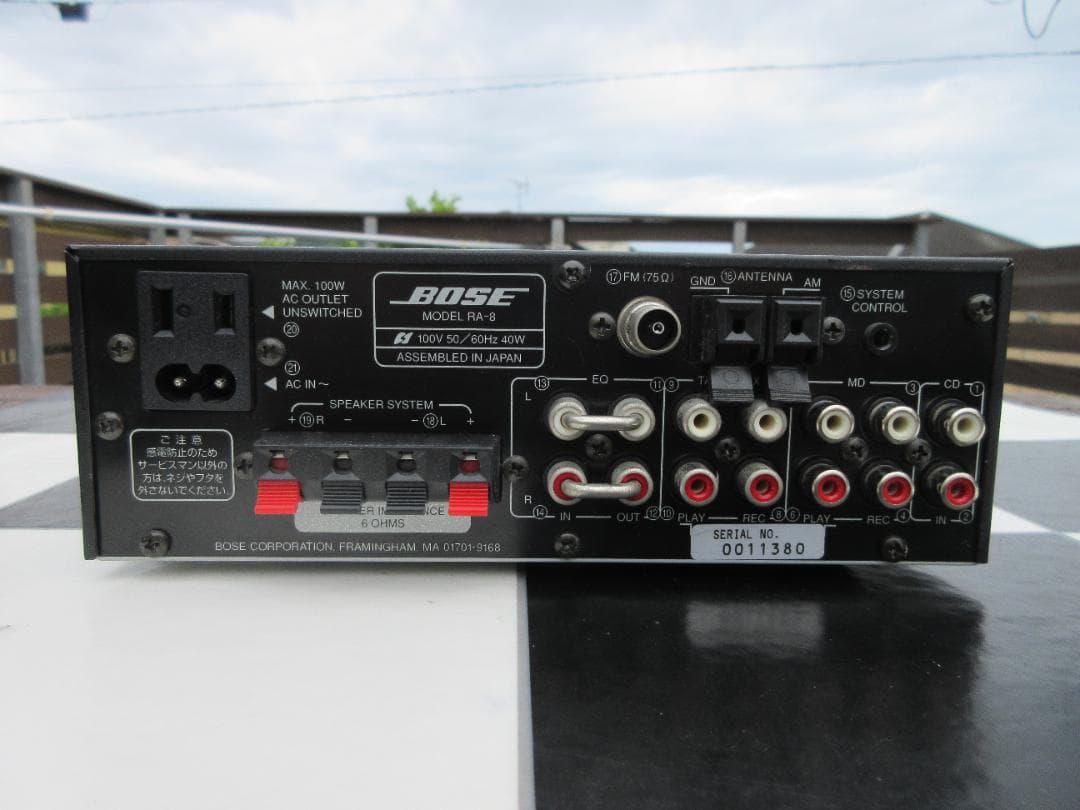 送料込み！ジャンク扱い！BOZE レシーバー RA-81 中古品 A
