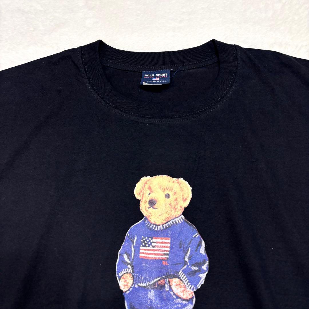 POLO SPORT ラルフローレン ポロベア Tシャツ XXLビッグサイズ 黒