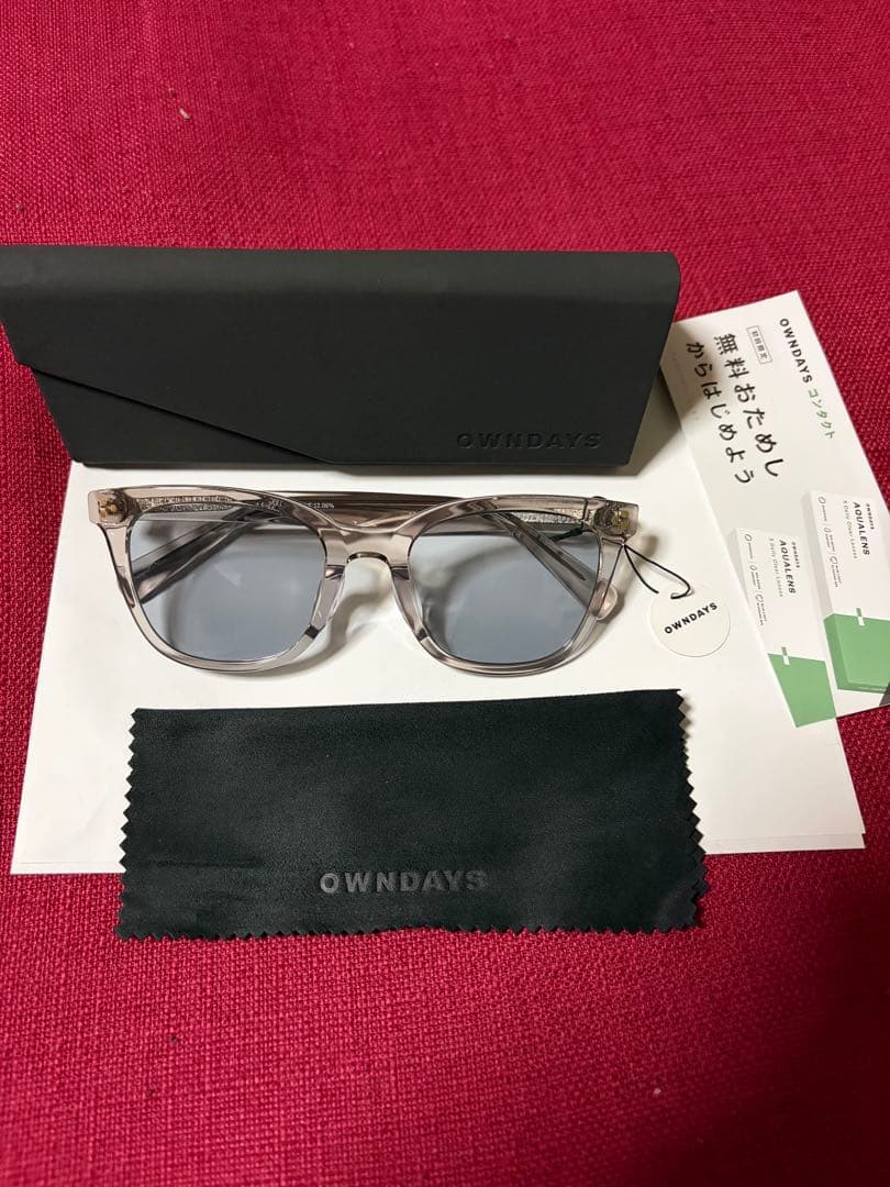 OWNDAYSオンデーズ木村拓哉キムタク着用調光サングラス同型別色ライトグレー