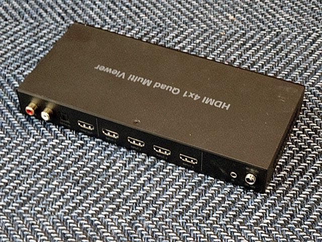 サンワサプライHDMI４画面分割切替器SW-PHD41MTV
