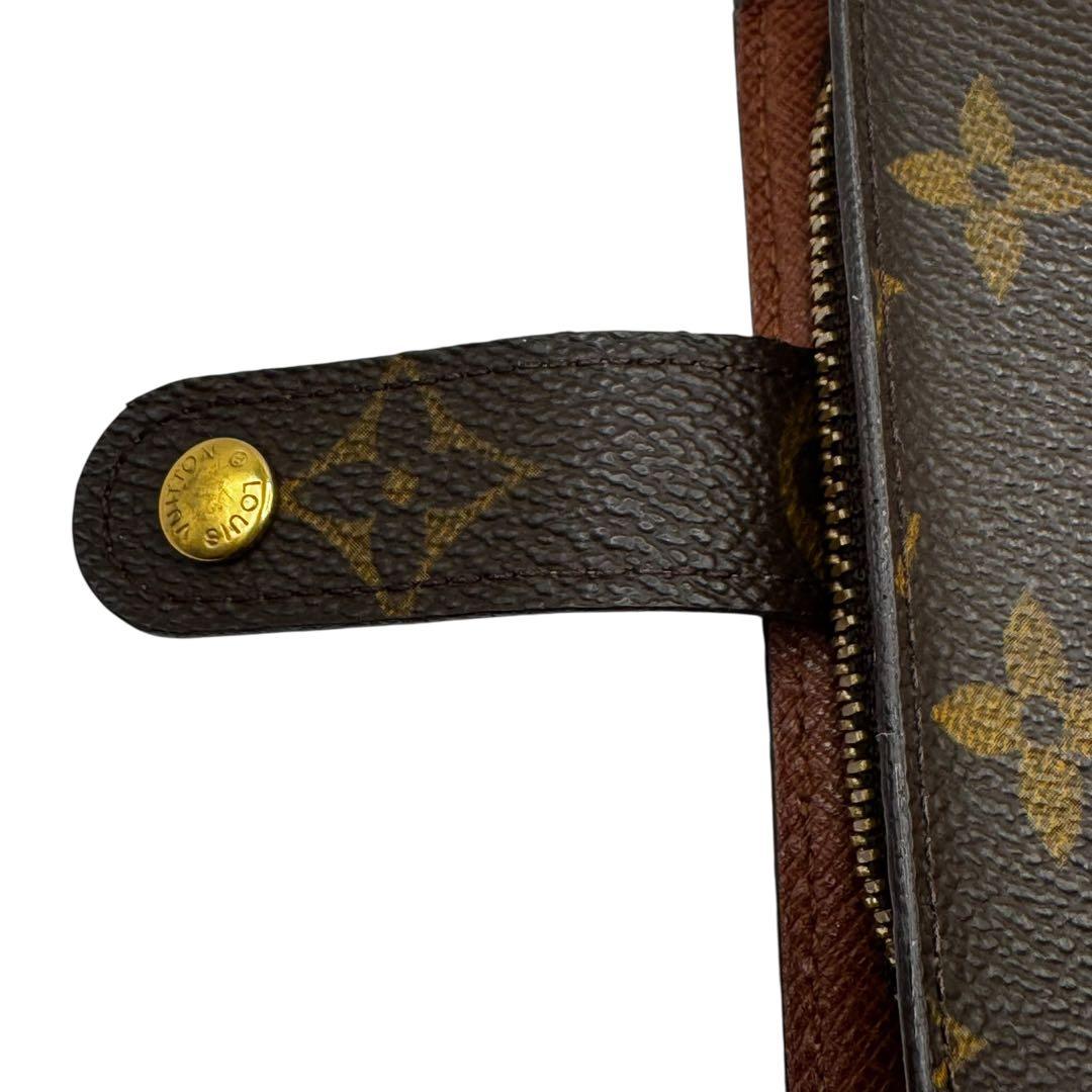 LOUIS VUITTON コンパクト ジップ モノグラム 折り財布