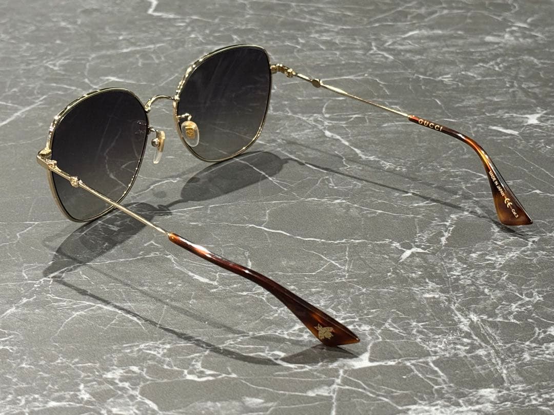 GUCCI サングラス アジアンフィット GG0415SK 002 ラウンド型