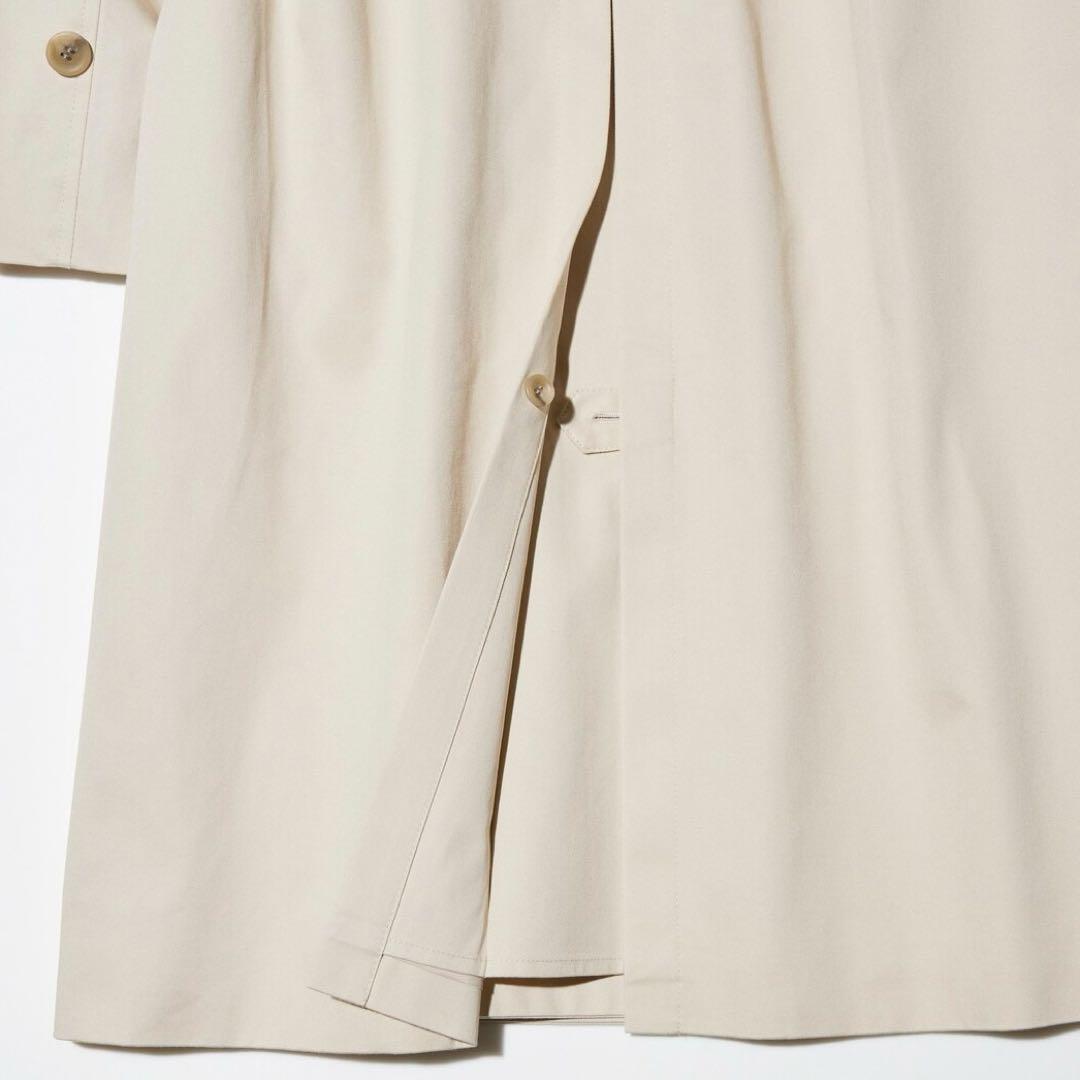 新品【UNIQLO C】ユニクロC トレンチコート ブラックL