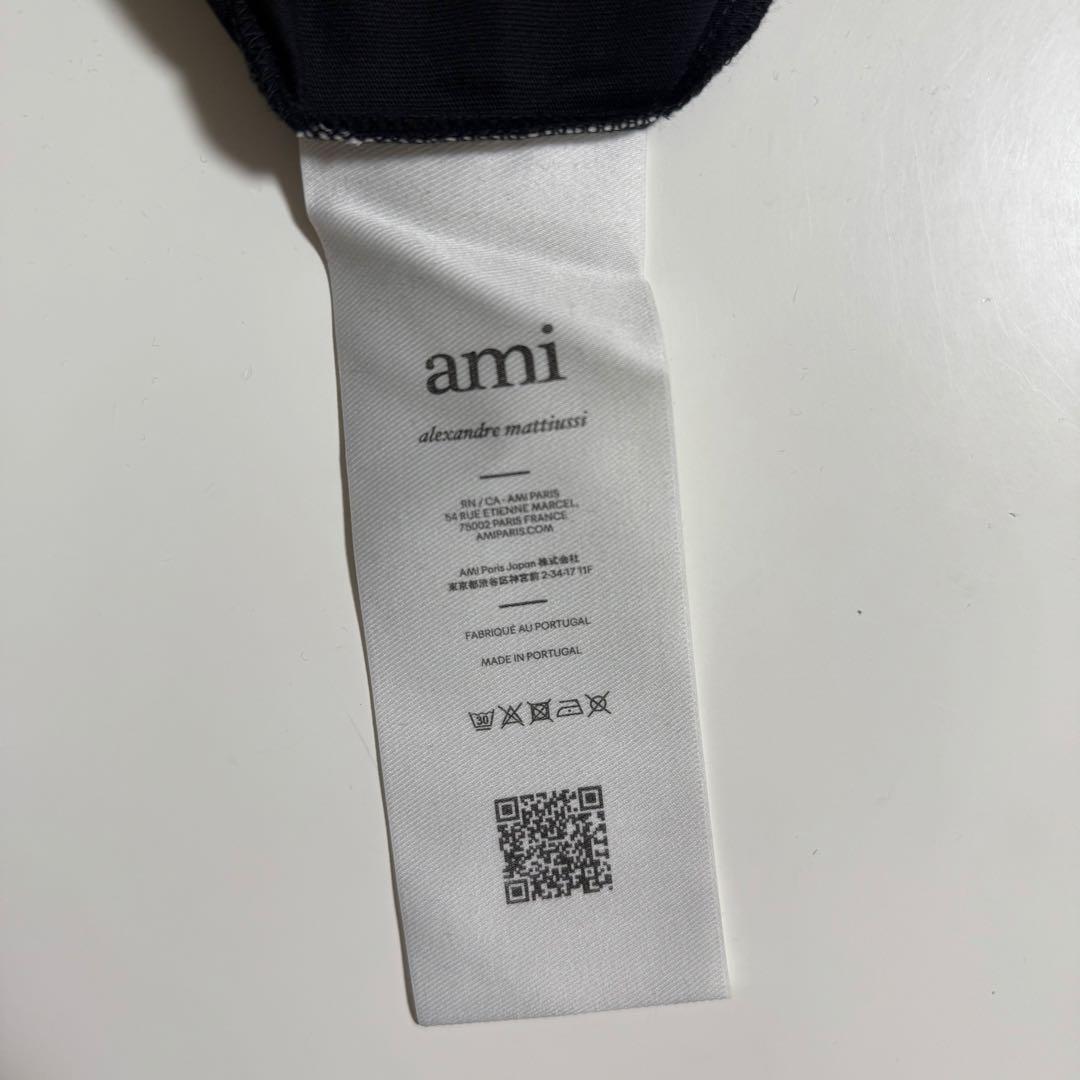 【新品タグ付き・紙袋付き】Ami Paris Tシャツ M ブラック