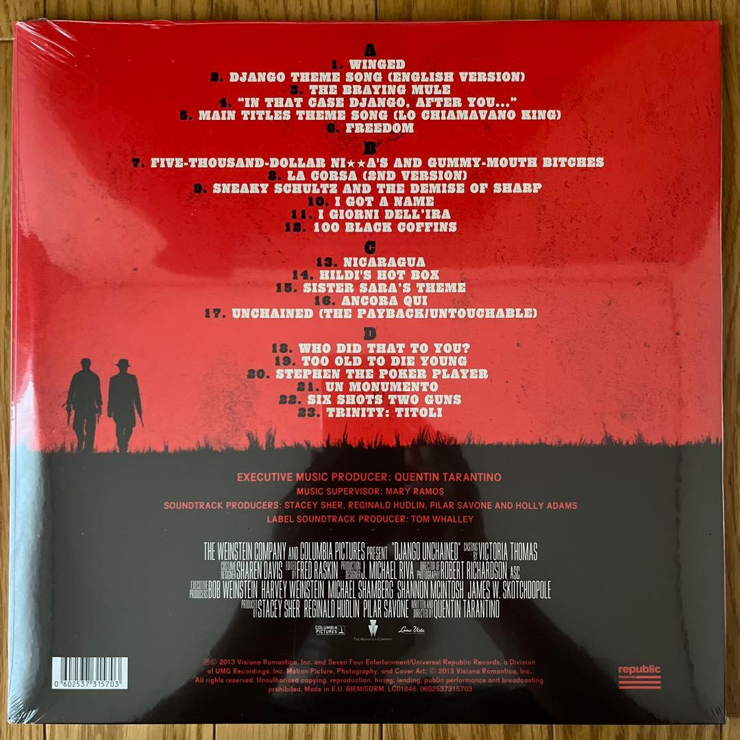DJANGO UNCHAINED レコード