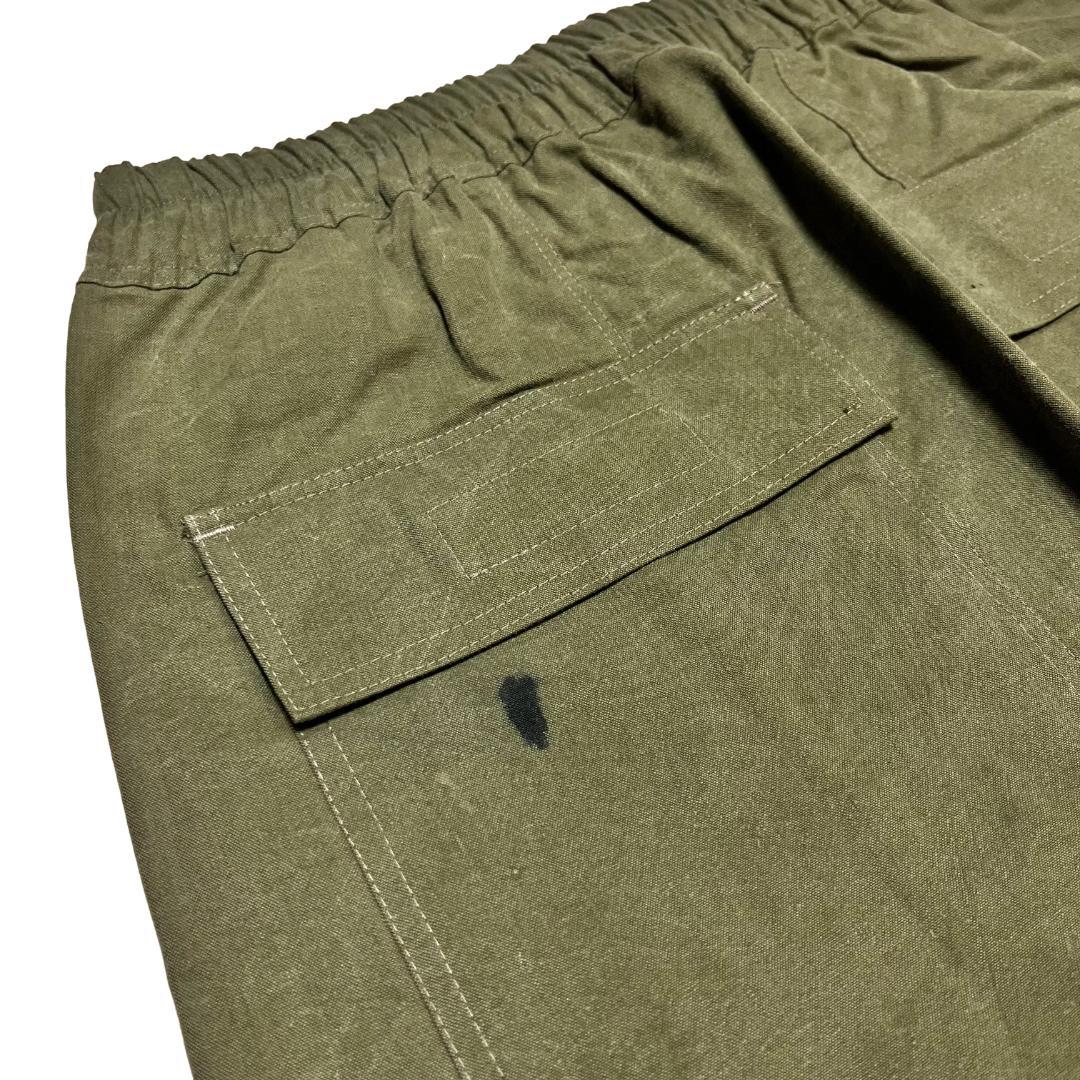 新品 US テント生地 サルエル ハーフパンツ INDEPICT Y.T