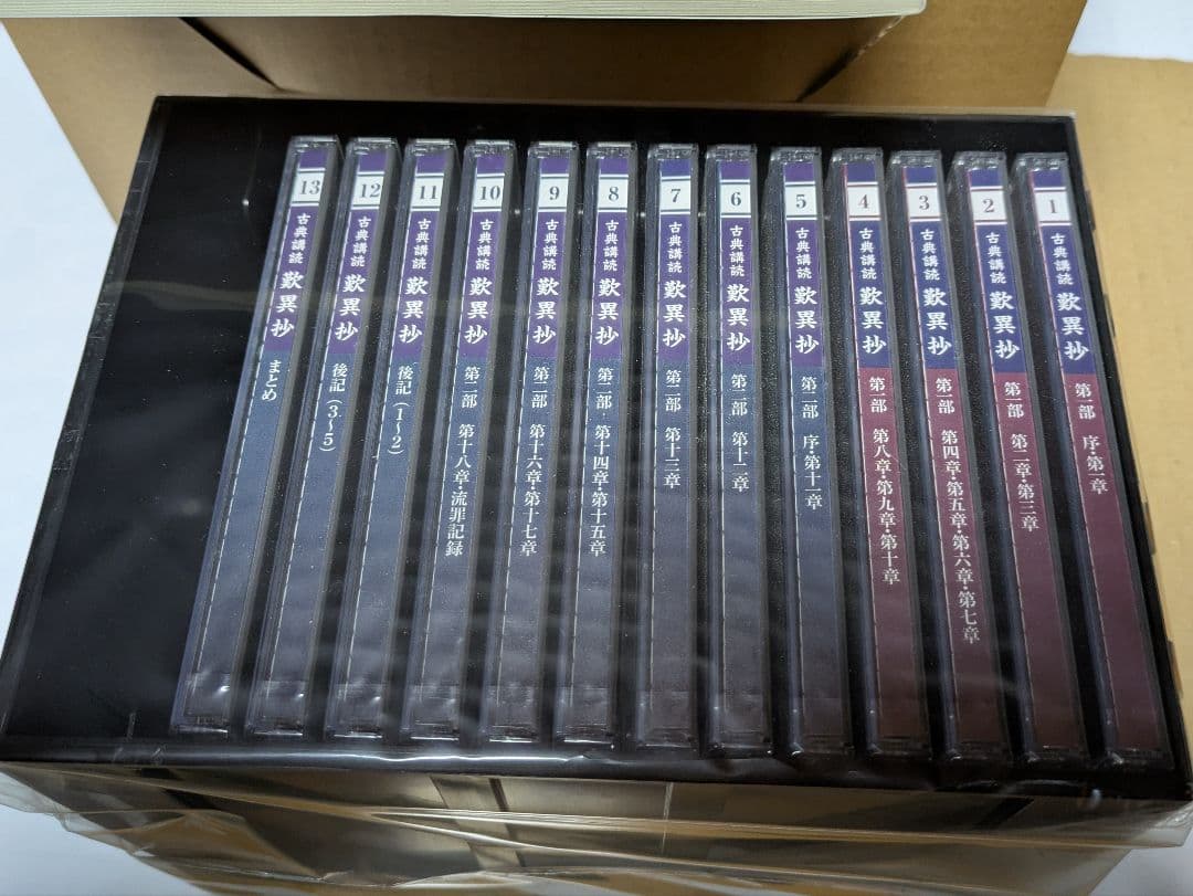 NHK「古典講読 歎異抄」親鸞　安良岡康作 綱島初子　 CD13枚組BOXセット