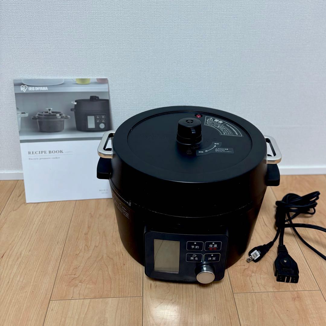 アイリスオーヤマ 電気圧力鍋 圧力鍋 4L ブラック PMPC-MA4-B
