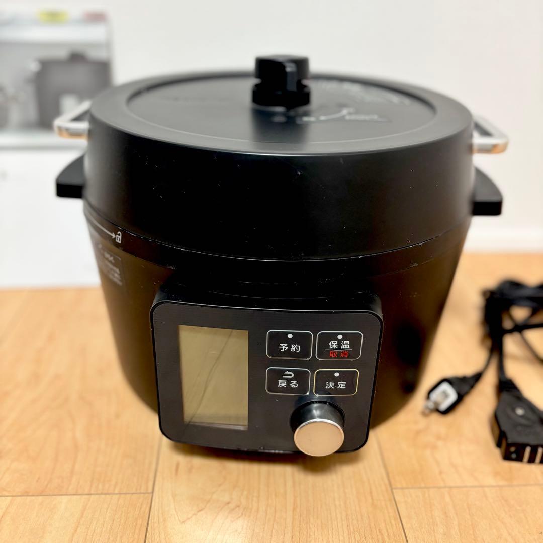アイリスオーヤマ 電気圧力鍋 圧力鍋 4L ブラック PMPC-MA4-B