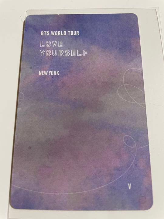 BTS V テヒョン LYS NY DVD トレカ