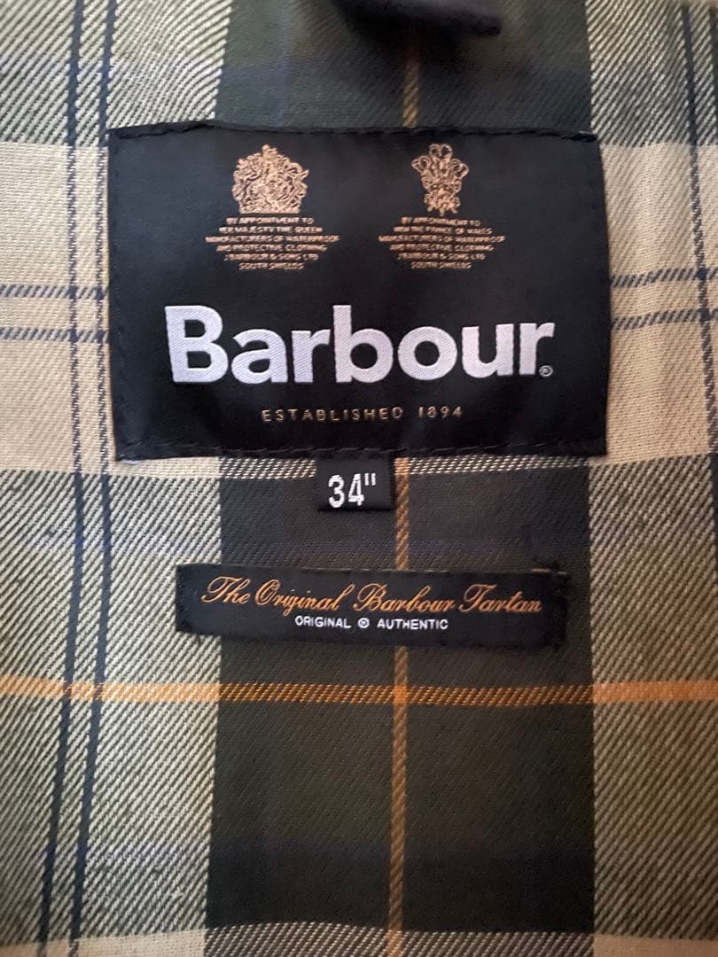 Barbour バブアー ビデイル ノンワックス ジャケット 34 オリーブ